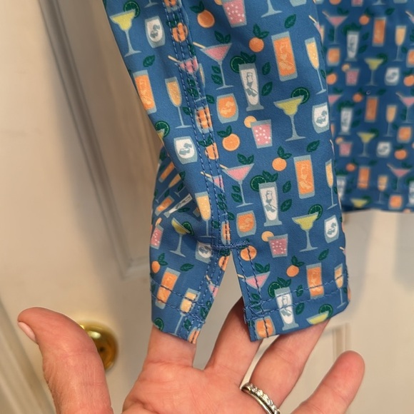 Johnston & Murphy 🔥sale🔥⭐️Blue Patterned Men's Shorts - Picture 3 of 11